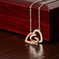 thumbnail image 3 of To My Wife Interlocking Hearts Necklace Luxury Box, 3 of 3