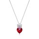 thumbnail image 1 of Qarigey Collar de cadena ajustable para niños, gargantilla, joyería elegante, colgante de circón de fiesta de moda decorativo, regalo de Festival para Ropa, zapatos y accesorios Miscelánea Rojo Qarigey AP010258-05, 1 of 6