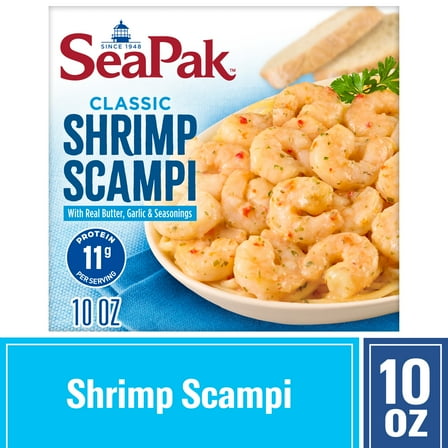 SeaPak Shrimp Scampi in Real Butter, Garlic and Seasonings, 10 oz