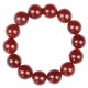 thumbnail image 1 of Pulsera de ágata roja con perlas de 16 mm para hombre y mujer, 1 of 2