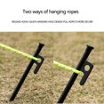 thumbnail image 6 of 4 Pcs Lengthen Steel Tent Stakes Heavy Duty Beach Tent Peg Canopies Stakes Outdoor Ground Stakes Camping Anchors Peg, 6 of 9