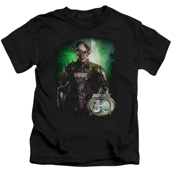 Star Trek Borg 30 Youth 18/1 T-Shirt Black