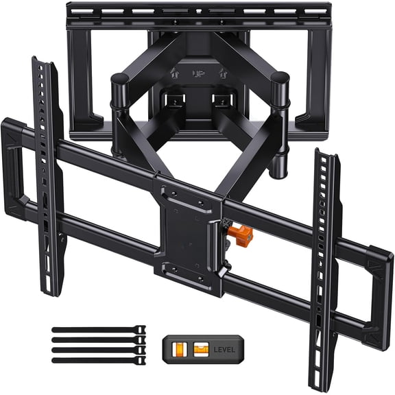 Full Motion TV Wall Mount for 42-90" TVs up to 132lbs