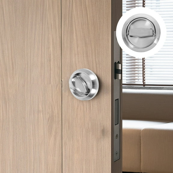 MLINS 2 Pcs Low Profile Door Handle Concealed Flush