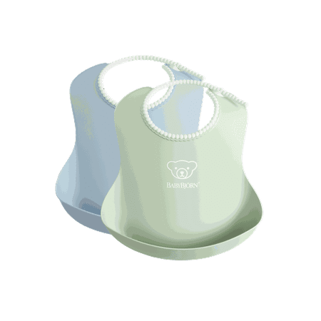 

BabyBjorn Baby Bib 2-pack Powder green/Powder blue