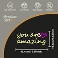 thumbnail image 3 of You Are Amazing Neon Sign for Wall Decor, Led Signs for Home Decor, Dimmable Neon Light Sign for Bedroom, Game Room, Living Room, Bar Decoration, USB Powered Light Up Signs for Man Cave, 3 of 8