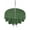 Green, variant on Outdoor Tablecloth with Umbrella Hole Zipper Dark Green Burlap Texture Round Tablecloth 60" Waterproof Outside Table Cloth Farmhouse Vintage Green Patio Table Cover Tablecloths for Picnic Party