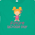 thumbnail image 4 of Inktastic Future Lacrosse Star Girl Girls Toddler T-Shirt, 4 of 5