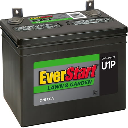 EverStart Lawn and Garden Lead Acid Battery, Group Size U1P-7 12 Volt, 275 CCA
