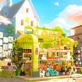 thumbnail image 2 of Alician 1131pcs Cake Shop Building Blocks Mini City Street View Bakery Build Bricks Model Toy With Light Gifts For Boys Girls, 2 of 8