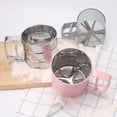 thumbnail image 3 of Washranp 1Pcs Stainless Steel Flour Sifter with Handle,Non-stick Heat Resistant Sifter Baking Strainer Household Supplies, 3 of 7