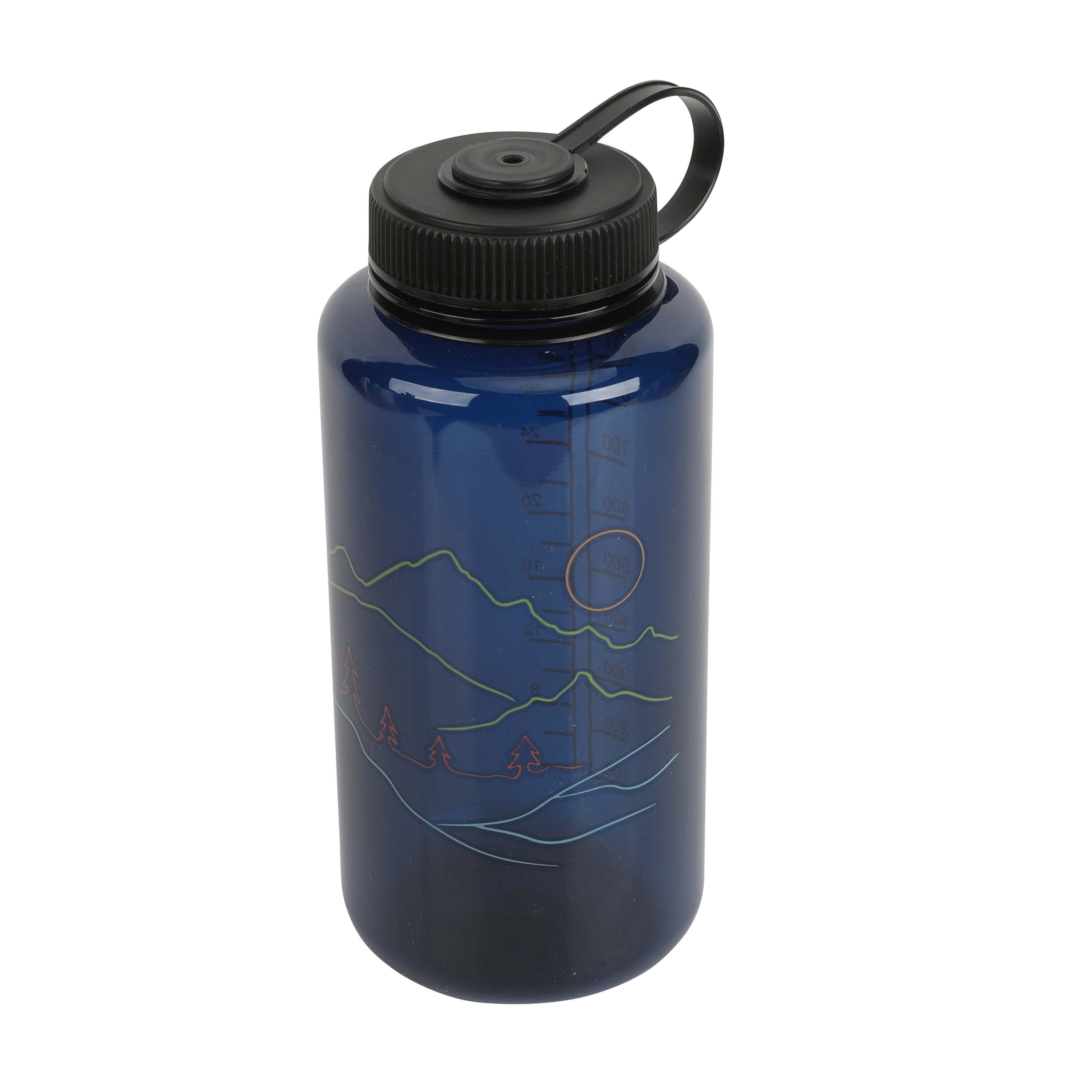 Ozark Trail 32 oz Tritan Wide Mouth Water Bottle, Blue with