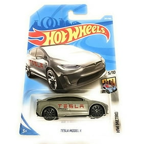 2017 Hot Wheels Factory Fresh 910 Tesla Model X White And Red Set Of 2