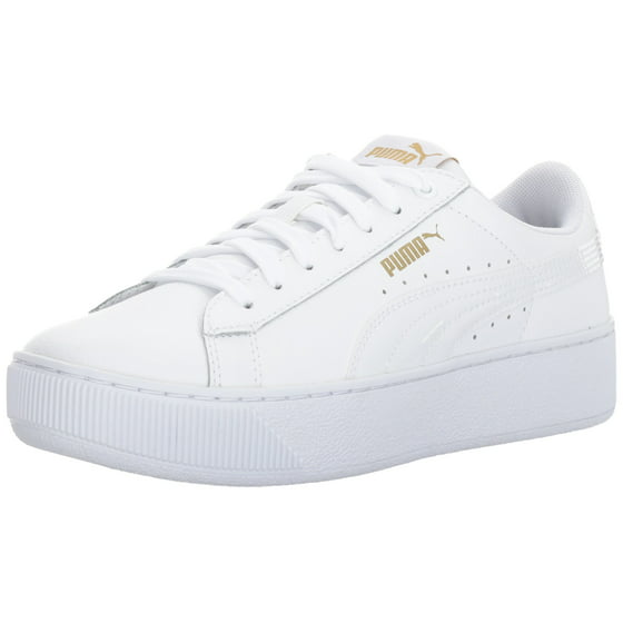 PUMA - PUMA 364724-01 : Women's Vikky Platform Leather Sneaker White (6 ...