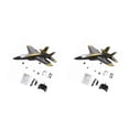 thumbnail image 1 of Vogacara RC Fixed Wing Aircraft Remote Control Kids Gift Portable Toys Outdoor Negro 2Conjunto, 1 of 1