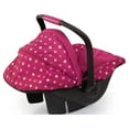 Baby Doll Deluxe Car Seat with Canopy - Polka Dots - Walmart.com