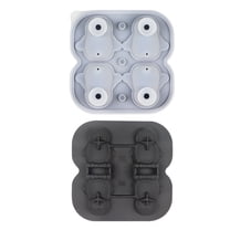 4 Cells Penguin Shaped Ice Block Ice Cube Tray Ice Cream Mold Ice Ball Ice Box Popsicles Mold Kids Summer Cooling Supplies