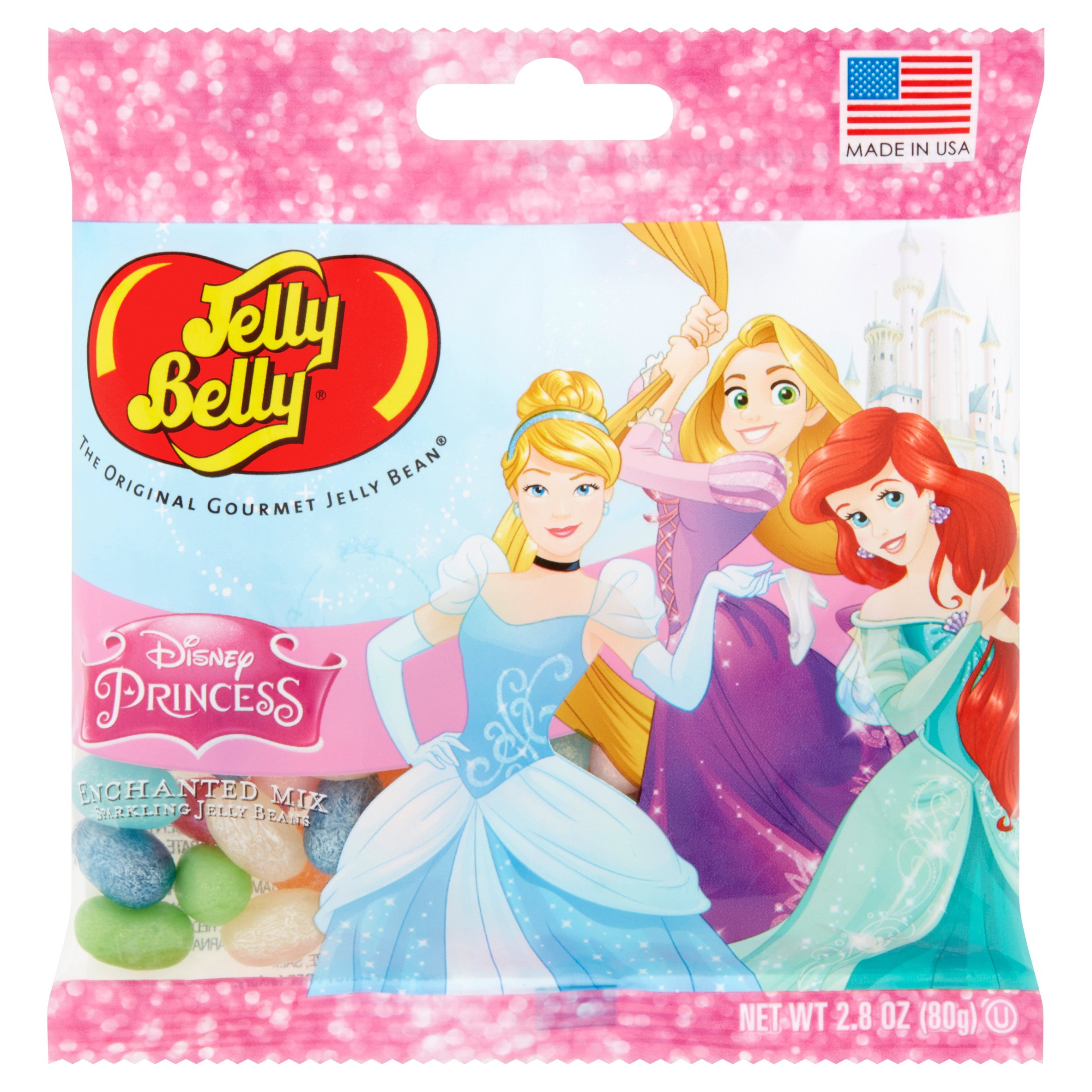 Jelly Belly, Sparlking Enchanted Disney Princess Mix Jelly Beans, 2.8 Oz