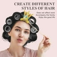 thumbnail image 6 of 26 Pcs Ceramic Thermal Hair Rollers Set,Hair Curlers for Blowout Look Long Medium Short Hair,Jumbo Self Grip Hair Rollers with Clips for Women(18 Rollers + 8 Stainless Steel Clips), 6 of 7