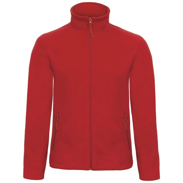 B&C Collection - Chaqueta polar modelo ID 501 para hombre (Rojo)