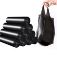 thumbnail image 1 of Asa negra impermeable para bolsa de basura a prueba de desgarros (10 rollos), 1 of 5