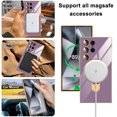 thumbnail image 2 of Dteck for Samsung Galaxy S24 Ultra Case with Magnetic Ring Stand, Compatible with MagSafe, Full Camera Lens Protection, Luxury Plating Slim Cover Samsung S24 Ultra Phone Cases for Women Men,Purple, 2 of 5