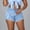 Light Blue, variant on Frostluinai Jeans Shorts for Women Clearance 2023! Womens Denim Shorts Elastic Destroyed Hole Leggings Short Pants Denim High Waist Ripped Jeans