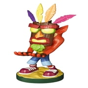 Exquisite Gaming: Crash Bandicoot: Crash Aku Aku - Original Mobile Phone & Gaming Controller Holder, Device Stand, Cable Guys, Licensed Figure