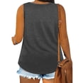 thumbnail image 4 of fatyb Women's Plus Size Tank Tops V Neck Sleeveless Casual Shirts Summer Loose Blouses Tee for Women, 4 of 7