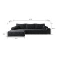 thumbnail image 6 of 3SEAT-LEFT-BLACK-SOFA, 6 of 6