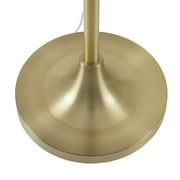 Better Homes & Gardens 62 in Modern Pull-Chain Brass Floor Lamp with Brass Dome Shade