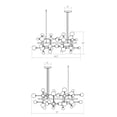 thumbnail image 5 of Sonneman 2065.25 Nebula 48 Light 61" Wide Led Abstract Chandelier - Black, 5 of 6