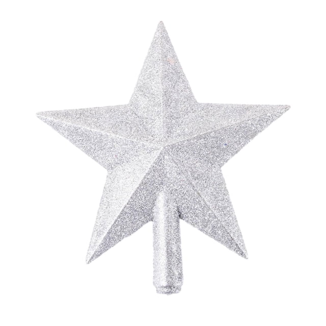 Decoración para la parte del árbol de Navidad, decoración del árbol de Navidad, decoración de Navidad, regalos de Navidad para colgante de sala de estar Plata