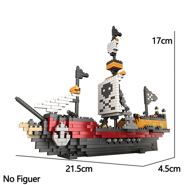 Disney Lega Piratas del Caribe la Perla Negra Reina Anne's RevengeShip barco bloques de construcción capitán Jack edificio para chico