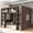 Brown, variant on Noble House Corlan Queen Size Wooden Loft Bed with Storage Cabinets and Bookshelves, Heavy Duty, Brown