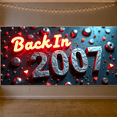 thumbnail image 5 of Vibrant Colorful Backdrop Banner with Retro 2007 Theme Party Decorations Photography Props for Throwback Parties Nostalgic Celebrations Retro Events and Themed Gatherings, 5 of 8