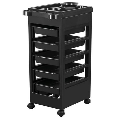 - Salon Trolley Storage Cart Coloring Beauty Hair Dryer Holder Stylist Equipment