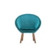 thumbnail image 2 of Sillón Zacatelco encino Estilo Retro Color Azul Gaia Herbs Zacatelco, 2 of 7