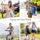 thumbnail image 4 of Water Bottle Handle Fit 8-40 oz Bottle, Silicone Water Bottle Handle Strap for Walking, Hiking, Traveling, 4 of 5