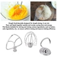 thumbnail image 5 of YAHHU 3‑Piece Stainless Steel Stand Mixer Attachments – Dough Hook, Flat Beater, Wire Whip, Tilt‑Head for Kitchen Mixers, 5 of 12