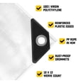 thumbnail image 4 of Core Tarps Classic 5 Mil Lona impermeable resistente a los rayos UV, lona de poliéster a prueba de desgarros y desgarros con bordes reforzados para techo, camping, patio, piscina, cubierta para barco, 4 of 5