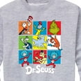 thumbnail image 3 of Dr. Seuss - Character Grid - Toddler And Youth Crewneck Fleece Sweatshirt, 3 of 6