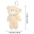 thumbnail image 3 of 12 llaveros de peluche con forma de oso de peluche, colgantes para bolsas y mochilas., 3 of 5