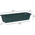 thumbnail image 3 of Root & Vessel Poly-Pro Flower Box / Liner, Green, 24", 3 of 5