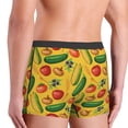 thumbnail image 3 of KLL Colorful Vegetables Men's Cotton Boxer Briefs Underwear-Medium, 3 of 8
