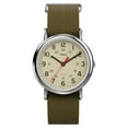 thumbnail image 3 of Timex Unisex Weekender Olive/Cream 38mm Casual Watch, Fabric Slip-Thru Strap, 3 of 3