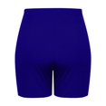 thumbnail image 6 of Women's Elastic Waist Ribbed Yoga Workout Shorts Athletic Leggings Slim Fit Breathable Shorts Blue 4XL, 6 of 6