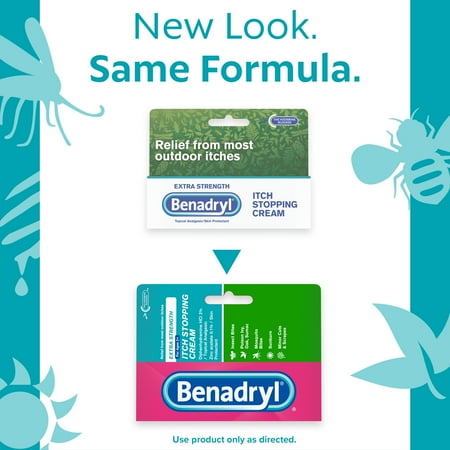 Benadryl Extra Strength Anti-Itch Topical Analgesic Cream, 1 oz