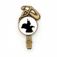 thumbnail image 1 of Épingle à Cheveux Performance Artistique Duo Danseur Broche Vintage Métal, 1 of 3