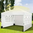 thumbnail image 2 of Camping & Randonnée, Tente de Canopée Extérieure 10 Pieds Tissu 210D Oxfords Tissu Imperméable Résistant à la Pluie Ombrage 3 Mètres Ou Patio Jardin Arrière-Cour pour Voyage en Plein Air, Extérieur & Sport, 2 of 9